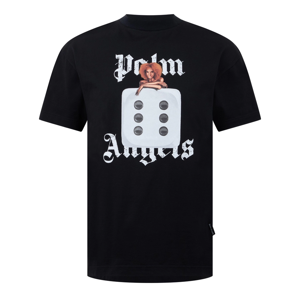 Palm Angels Holly Pin Up T - Black